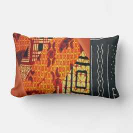Almofada Lombar Contemporâneo: Design de estilo africano