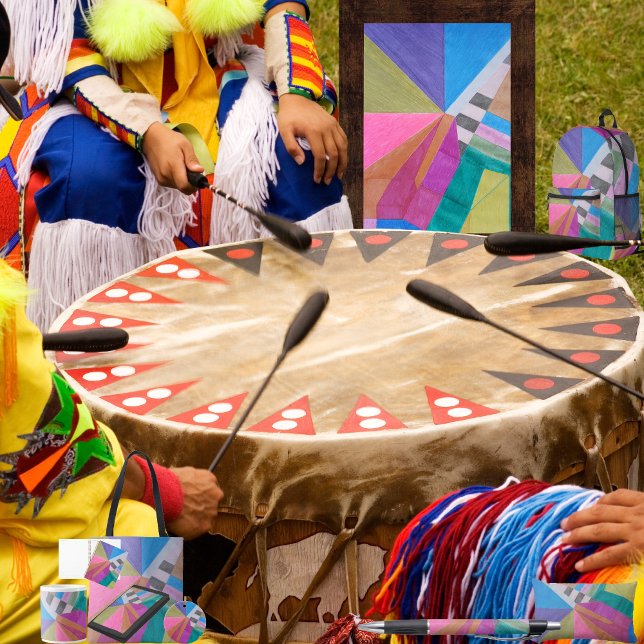 Almofada Lombar "Converge" (Get the full “Converge” collection at: https://bit.ly/SmartArtIIZazzle. )