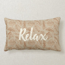 Almofada Lombar Coordenadas Tropicais Do Spa- Palm Deixa Reversíve