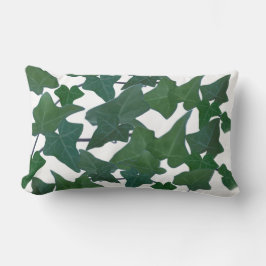 Almofada Lombar Cor d'água botânica Verde Inglês Ivy