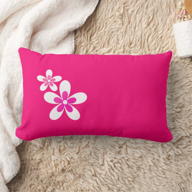 Almofada Lombar Cor de Trent rosa, rosa, (Cobertor)