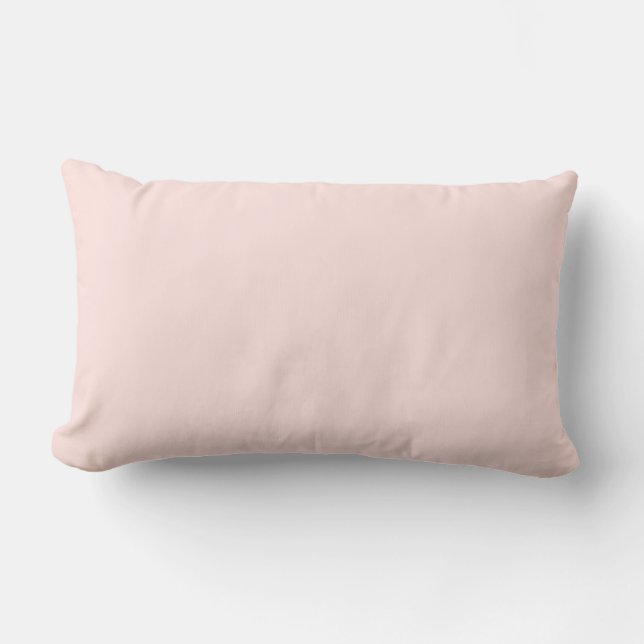 Almofada Lombar Cor Rosa Enevoado Sólido (Frente)