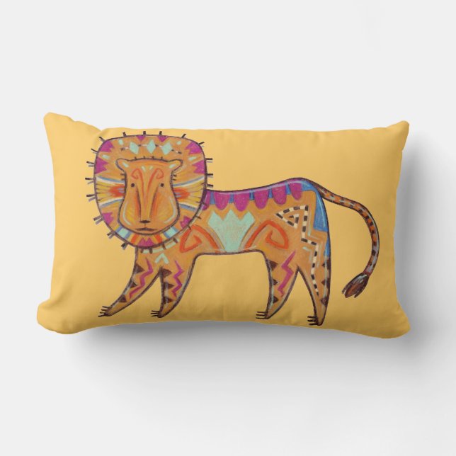 Almofada Lombar Coração do leão (Frente)