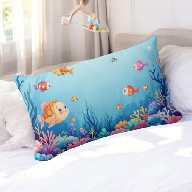 Almofada Lombar Coral Reef Serenity Cushion (Criador carregado)