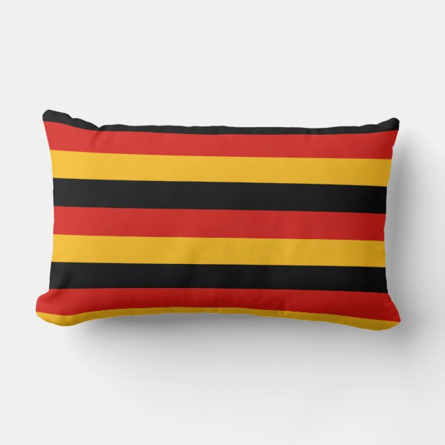 ALMOFADA LOMBAR CORES DE BANDEIRA ALEMÃES (Frente)