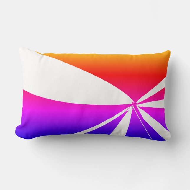 Almofada Lombar Cores do arco-íris (Frente)