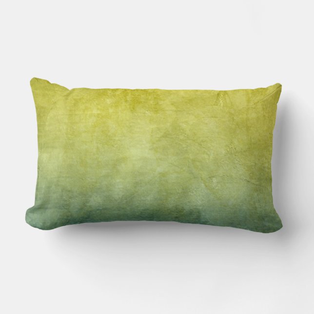 Almofada Lombar Cores Grunares - Amarelo e Azul (Frente)