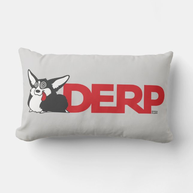 Almofada Lombar Corgi de Derp (Frente)