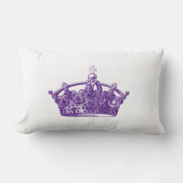 Almofada Lombar Coroa Roxa Real