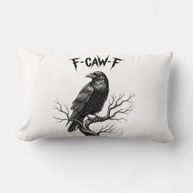 Almofada Lombar Corvo - F-Caw-F (Frente)