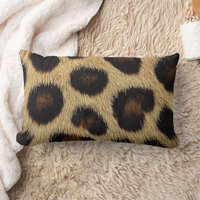 Almofada Lombar Cow Black White Spots Fur (Cobertor)