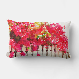 Almofada Lombar Coxim do acento do Bougainvillea