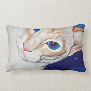 Almofada Lombar Coxim do gato SIamese