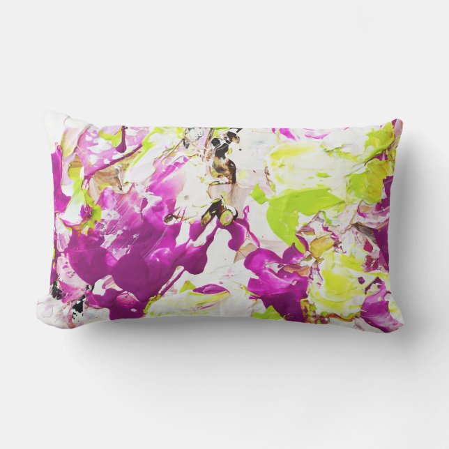 Almofada Lombar Coxim magenta da chuva (Frente)