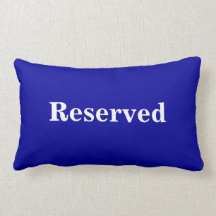 Almofada Lombar Coxim reservado/travesseiro nos azuis marinhos