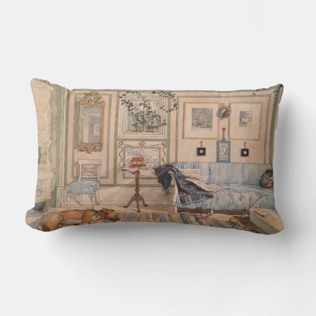 Almofada Lombar Cozy Corner (por Carl Larsson) (Frente)