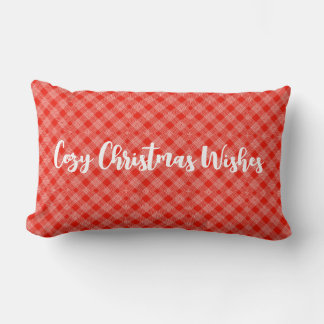Almofada Lombar Cozy Natal Deseja Travesseiro decorativo Reversíve