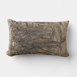 Almofada Lombar Crânio na multidão (por Albert Besnard)