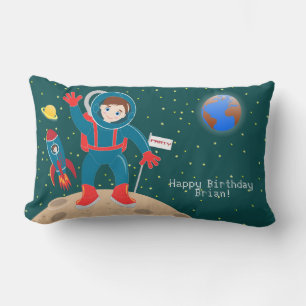 Almofada Lombar Criança astronauta na festa de aniversário da lua