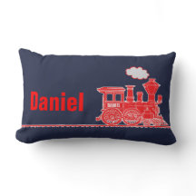 Crianças do trem a vapor vermelho chamado