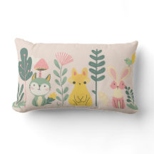 Criaturas de pastel com plantas