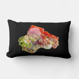 Almofada Lombar Cristal Vermelho Vermelho Reversível