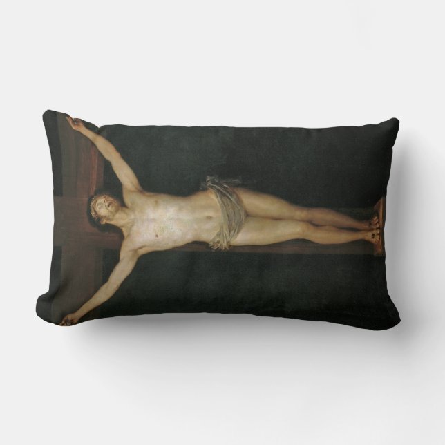 Almofada Lombar Cristo Crucificado (Jesus na Cruz) (de Goya) (Frente)