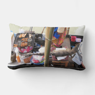 Almofada Lombar Crocodilo CHURRASCO de carne ... Comida da rua Tai