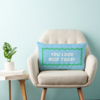 Cumprimentos de quadro de onda azul e verde