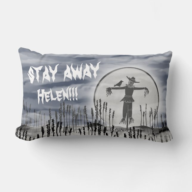 Almofada Lombar Cushion assustador do Halloween Personalizado (Frente)