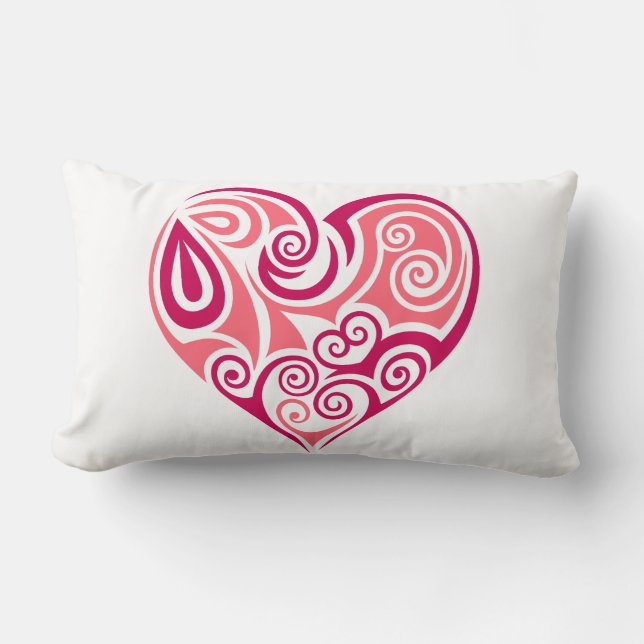 Almofada Lombar Cushion lombar - Coração grande (Frente)