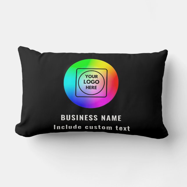 Almofada Lombar Custom Double-Sided Company Logo Lumbar Pillow (Frente)