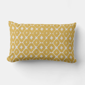 Almofada Lombar Customizable Boho Mustard Diamonds Cushion