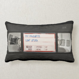 Almofada Lombar Customizável retro video de VHS