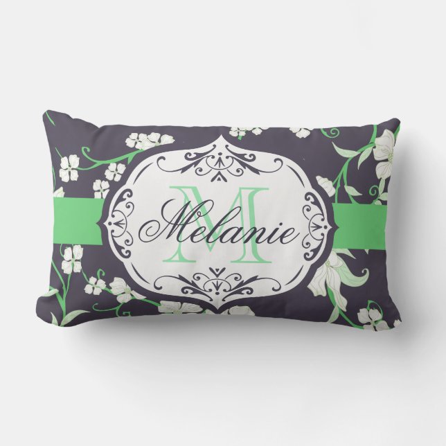 Almofada Lombar Cute Floral Pattern (Frente)