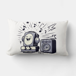 Almofada Lombar Cute Music Lover – Fun Cartoon Music Pillow 02