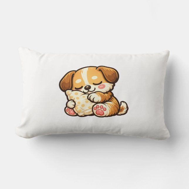 Almofada Lombar Cute Sleepy Puppy with Pillow (Frente)