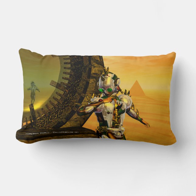 Almofada Lombar CYBORG TITAN,DESERT HYPERION Science Ficfi (Frente)