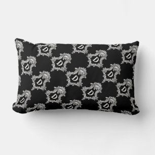 Almofada Lombar D Monograma Travesseiro decorativo inicial