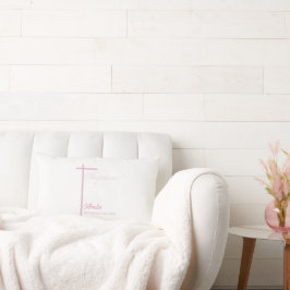 Almofada Lombar Da madrinha no batismo da moça personalizada