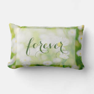 Almofada Lombar Daisy Daisies Fllower Floral Summer Wedding para s