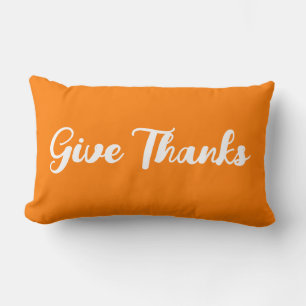 Almofada Lombar Dê aos Obrigados Butterscotch Reversible Autumn