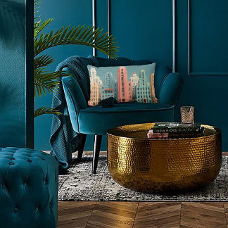 Almofada Lombar Deco Arquitetura Sonho