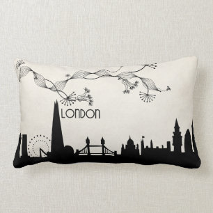 Almofada Lombar deco do skyline londres