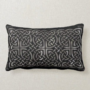 Almofada Lombar DECOR Celular Preto e Prateado