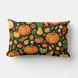 Almofada Lombar Decoração de outono do Dia de Colheita de Pumpkin