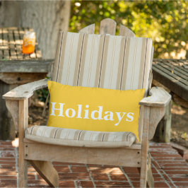 Almofada Lombar Decoração de verão personalizada bonita e vibrante