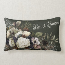 Deixe-o nevar Design Floral Elegante do Jardim de 