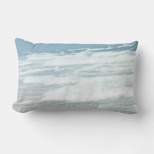 Almofada Lombar Delray Beach Surf ao Longo da Costa (Frente)