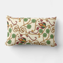 desenho floral inspirado no Art Nouveau